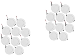 Luminária de Teto Led Moderna com 20 Peças para Sala de Estar SFUSHOS