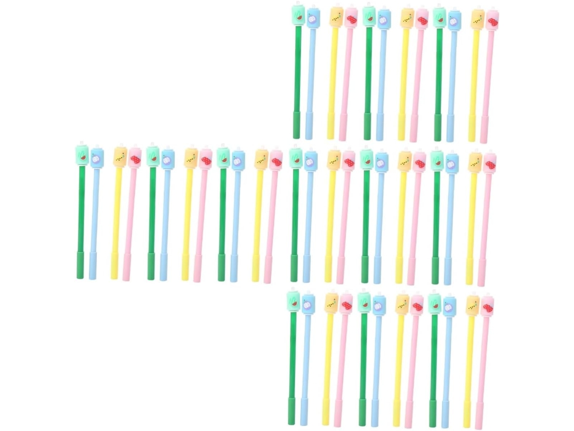 Nuobesty Conjunto Com 4 Canetas Em Gel, Artigos De Papelaria, Finas,