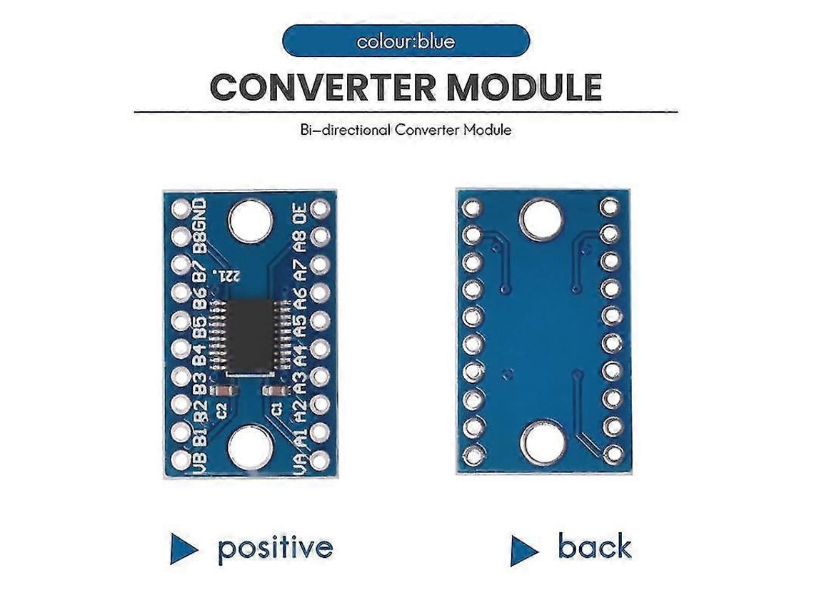 Conversor De Nível Lógico Bidirecional De Alta Velocidade Full Duplex 3,3 V 5 V Txs0108e 8 Canais Slowmoose