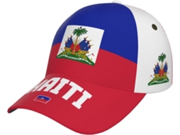 Boné Unissex 351 com Bandeira Haiti, Ajustável, Secagem Rápida, Estilo Trucker | S/MARCA