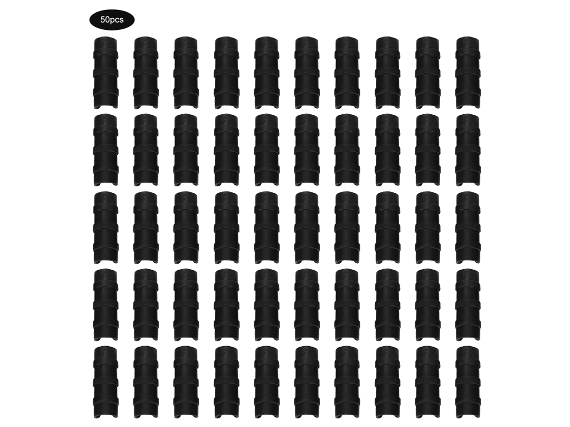 Kit 50 clips para estufa, tubo 20, fixar filme plástico, telas, ant insetos S/MARCA