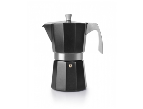 Cafeteira Express  Evva Black 6 Chávenas