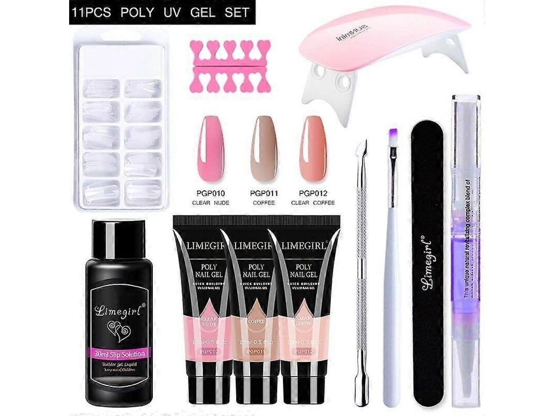 Kit De Manicure, 15ml, Para Unhas De Gel, Elysve