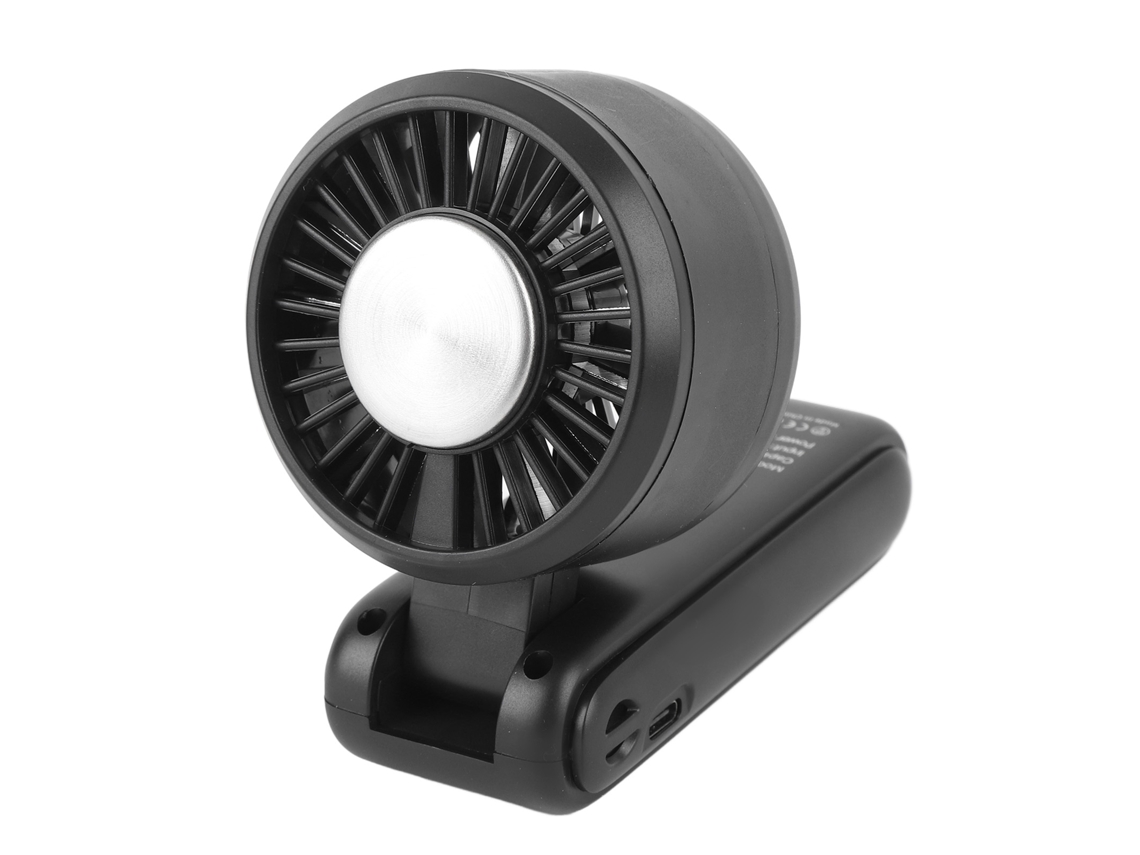Primerox ventilador de Cola Foldável de Alta Velocidade 100 Níveis com Enfriamento por Semicondutor Preto