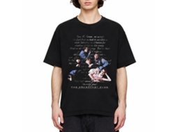 Rockinstone Breakfast Club Movie Letter Black Adult T-shirt Size:m