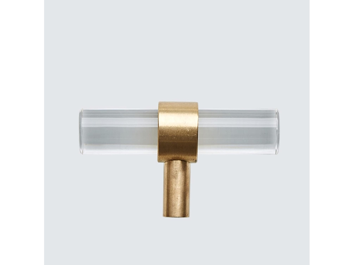 Puxador para Porta de Celeiro 14 6 Cm 22 28 17 6 37 Cm, Fácil Instalação, Latão