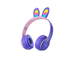 Auscultadores Bluetooth TRUMSEN  P47R Over Ear Roxo