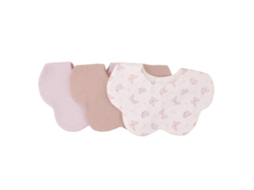 3 Pcs Petal Babadores Respirável Babador Babador De Bebê Babador De Bebê Pano De Arroto Forte Absorvente Babadores De Alimentação Crianças Babado