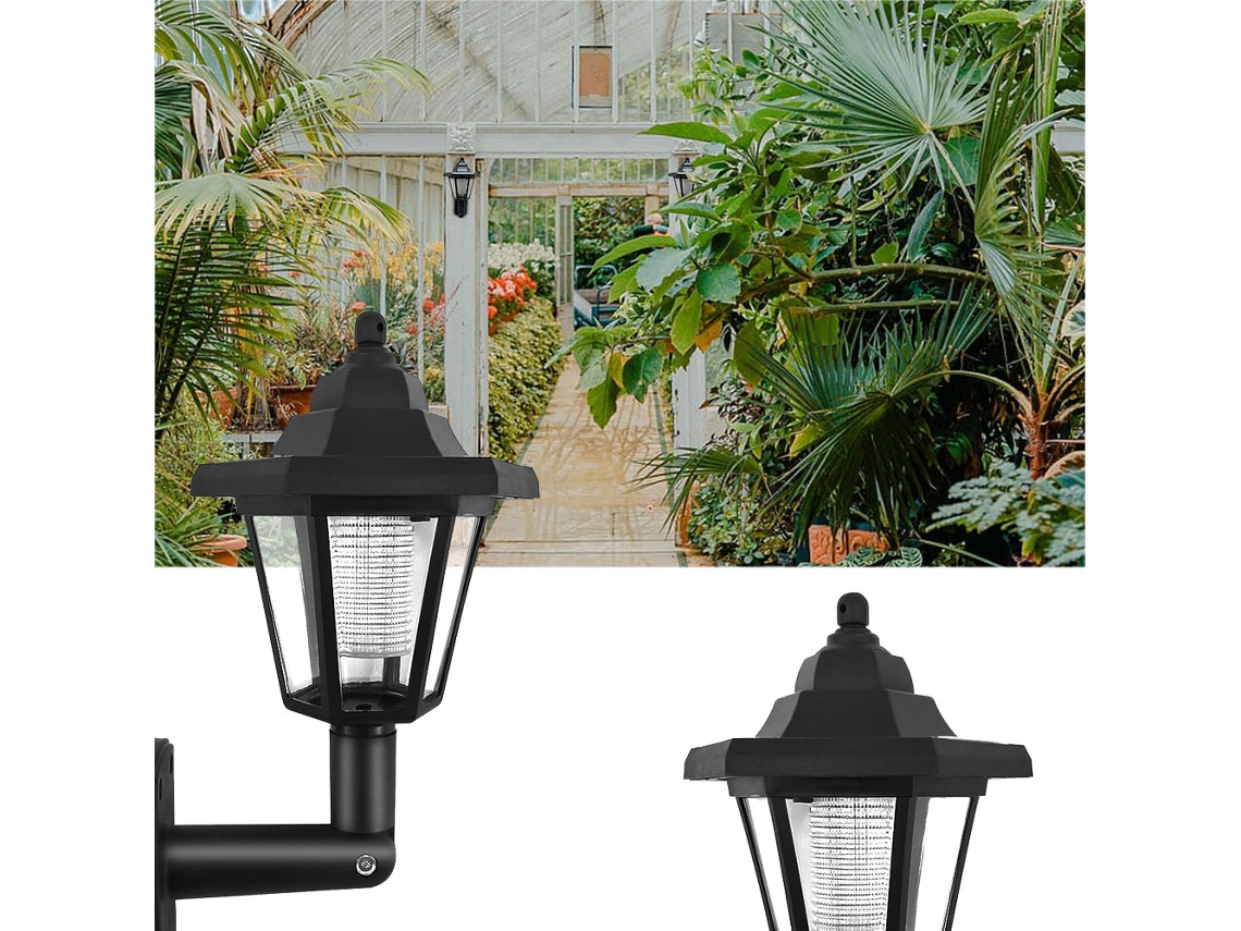 2026 lâmpada de Parede Solar com Sensor Led Hexagonal para Jardim, Caminho e Cerca