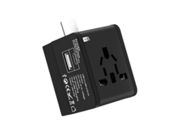 Adaptador De Viagem Inteligente, Carregador Universal Para Viagens Internacionais, 2 Portas Usb, C E 2 Portas Usb, A, Seguro E Portátil
