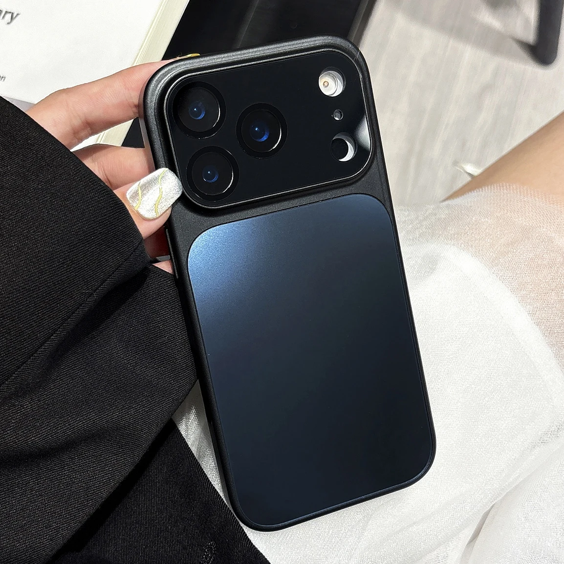Capa Para Iphone 17 (preta), Ag Nano Fosca, Resistente A Impactos