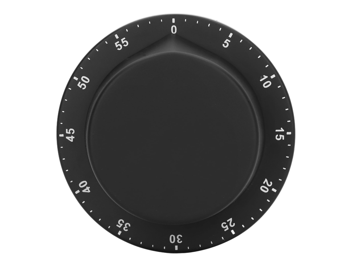 Timer Mecânico de Cozinha LAXISCREED Aço Inox Magnético Preto