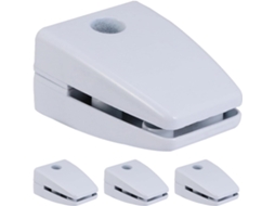 Conjunto De 4-clips Tela Mesa Em Liga Alumínio Branco