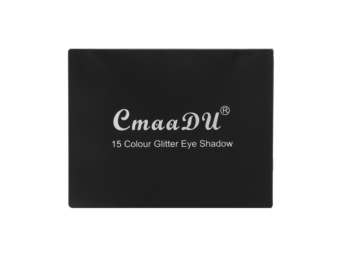 Paleta De Sombras De Ojos Con Brillo Impermeable 15 Colores En Polvo