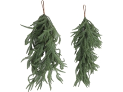 Guirlanda De Natal Em Formato De Lágrima, 2 Peças, Pinheiro Artificial De Agulhas Com 68 Cm De Diâme Gokoco