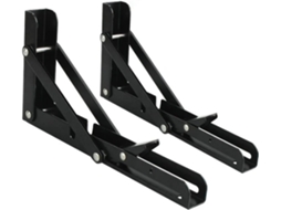 Suporte De Metal Ajustável Para Parede, Conjunto Com 2 Unidades, De 15a 50cm 6a 20 Polegadas