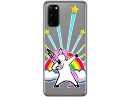 Capa Samsung Galaxy S20 TUMUNDOSMARTPHONE Desenhos Transparente Multicor