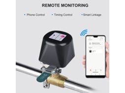 Válvula de Água Inteligente Wifi com Timer e Alarme de Vazamento Compatível com Alexa