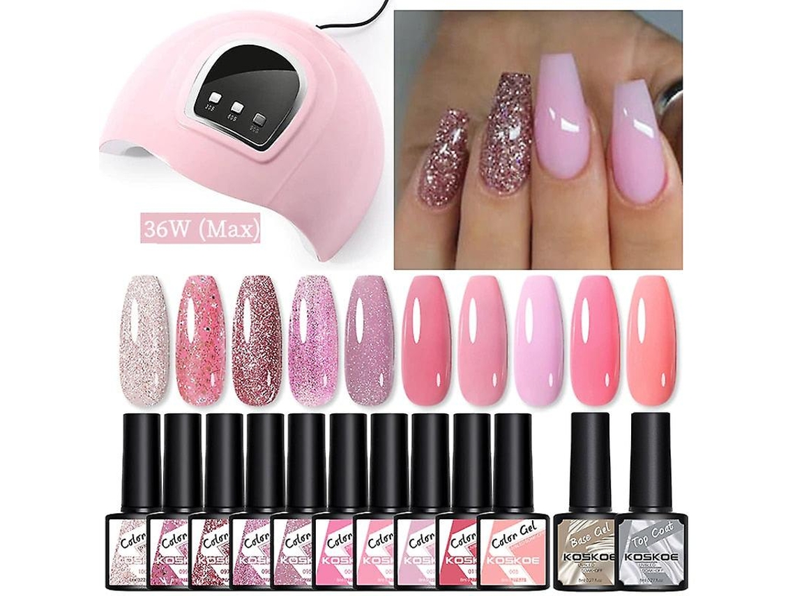 Conjunto De Manicure E Secador De Unhas Com Lâmpada Led VONKELIOS
