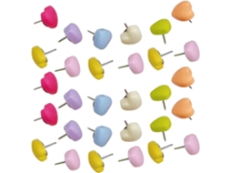 Alfinetes de resina em formato de coração para macarons Coheali, 30 unidades, para rolinhos.