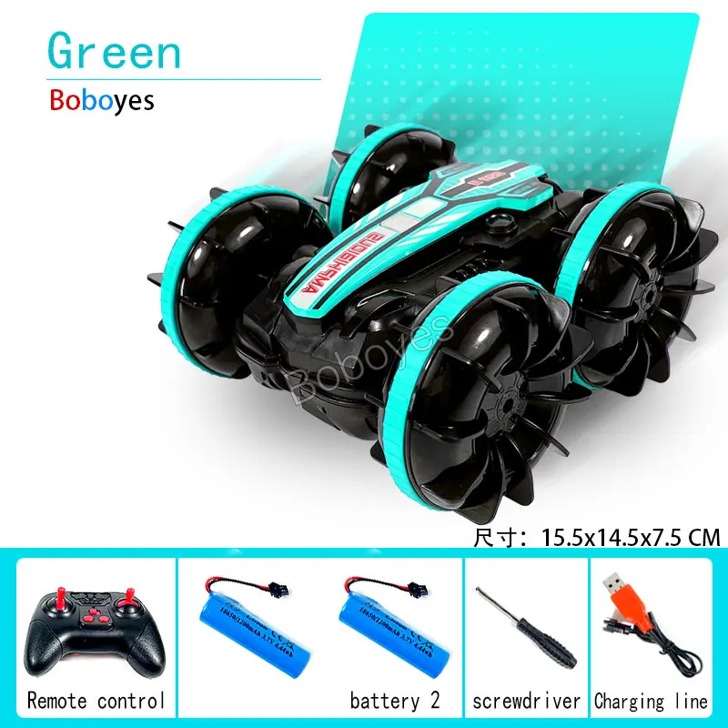 Carro Anfíbio 4x4 Com Controle Remoto, À Prova D'água, Para Trilhas E Escaladas Na Praia, Ideal Meninos. -aquaforge