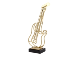 Ornamento Violino de Ferro Forjado LAXISCREED com Base de Cristal