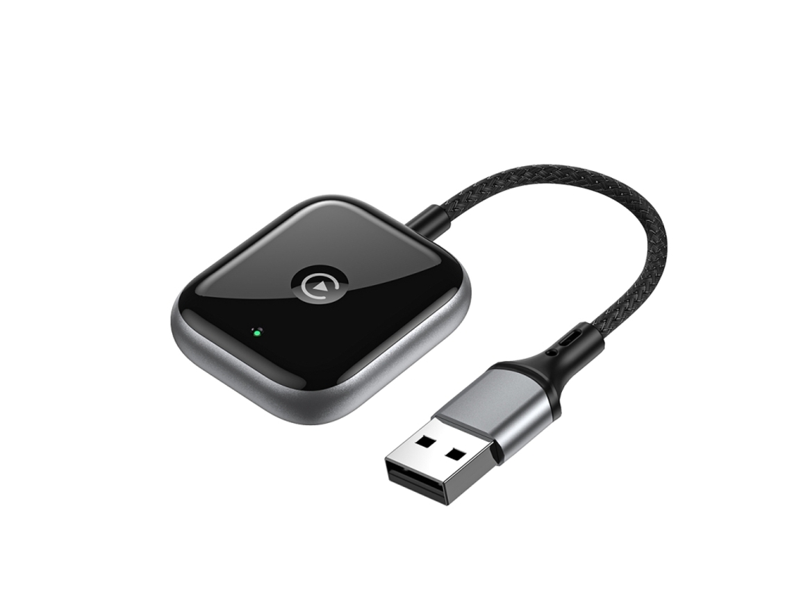 Adaptador Bluetooth ZRUXE para Apple Carplay sem fios (compatível com iPhone 6+, Wifi+bt, plug and play, preto) | ZRUXE