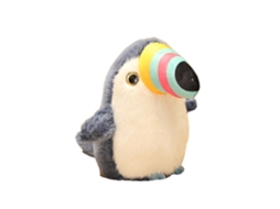Mali pelúcia de Passaro Cute Bicho de Pelúcia Macio Boneco Fluffy Decorativo Almofada 25cm