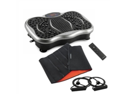 Pack Plataforma Vibratória Com Altifalante Bandas De Resistência Comando À Distância Faja Desportiva Sauna Innovagoods