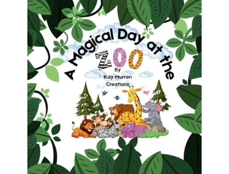 Livro A Magical Day at the Zoo de Kay Murren Creations (Inglês)