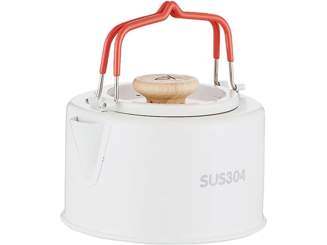 Garrafa portátil SFUSHOS de 1100 ml com alça resistente ao calor, para chá, café, água
