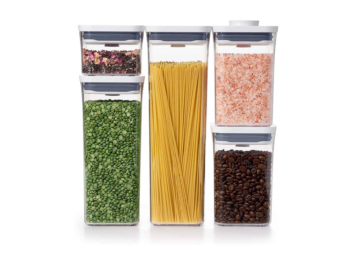 Conjunto 5 Recipientes OXO (Transparente)