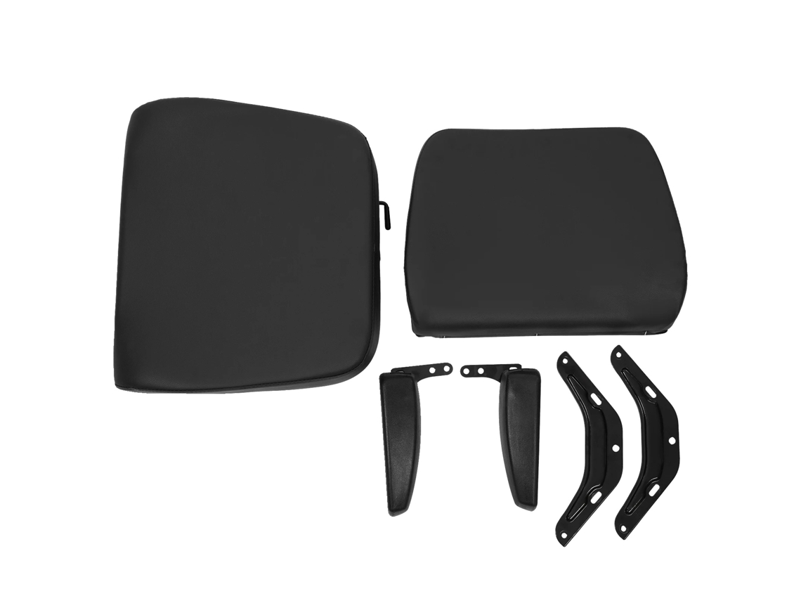 Assento De Empilhadeira, Design Ajustável, Materiais Duráveis, Preto