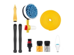 Pincel Giratório Para Lavar Carros Com Cabo Longo, Kit De Lavagem Com Espuma Automática, Acessórios Para Carros, Jardins E Animais De Estimação