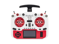 Helloradiosky V14 Max 2.4ghz Elrs 1000mw/4em1 Integrado Cnc Metal Hall Gimbal Open Source Edgetx Oled Transmissor Rádio Drone Fpv Racer MDUG