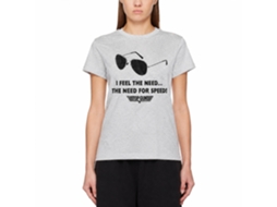 Rockinstone Top Gun Movie Speed Need Heather Gray Adult T-shirt Size:xxxl