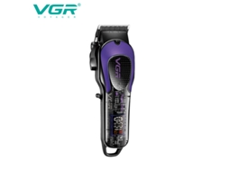 (azul) Máquina De Cortar Cabelo Elétrica Com Visor Digital Recarregável