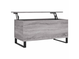 Mesa de Centro Derivados Madeira Cinza Sonoma MAISON EXCLUSIVE (90x44,5x45 cm)