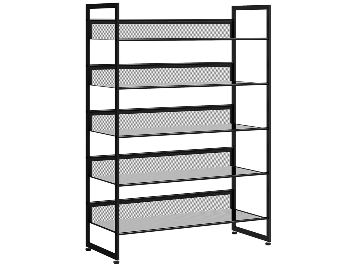 Calçadeiro 5 Calçadeiro, Prateleiras, 72 Cm X 30 Cm X 102 Cm, Preto