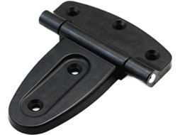 Dobradiças Giratórias Ocultas Para Portas, 131x108mm, Dobradiça De Nylon Preta Para Painéis Elétricos Armários