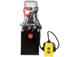 Bomba Hidráulica 12v De Duplo Efeito 4 Qt (3,8 L) Para Reboques Basculantes, 3200 Psi, Depósito Metálico Tekmaquinas