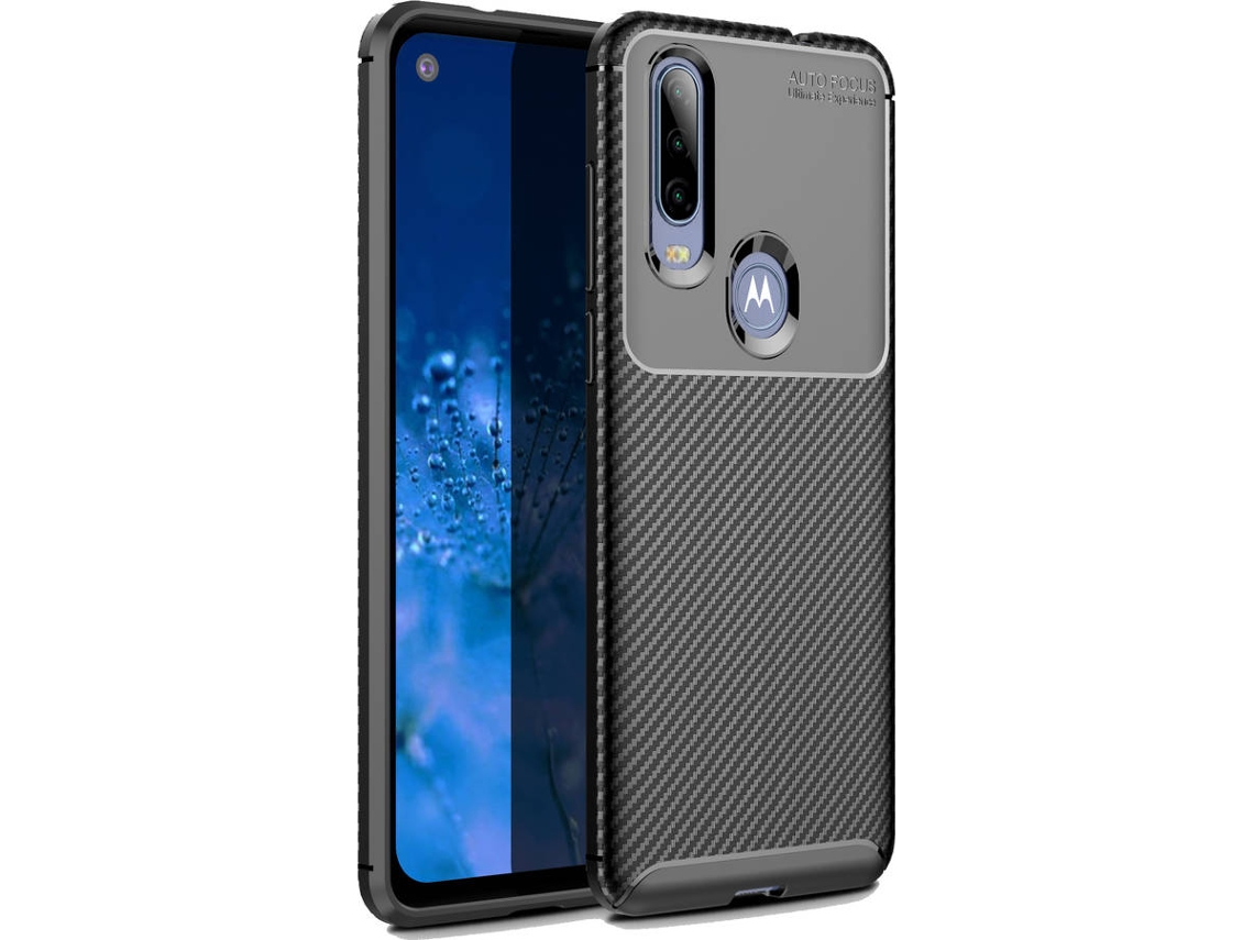 Capa Motorola One Action PHONESHIELD Rugged Leather Preto