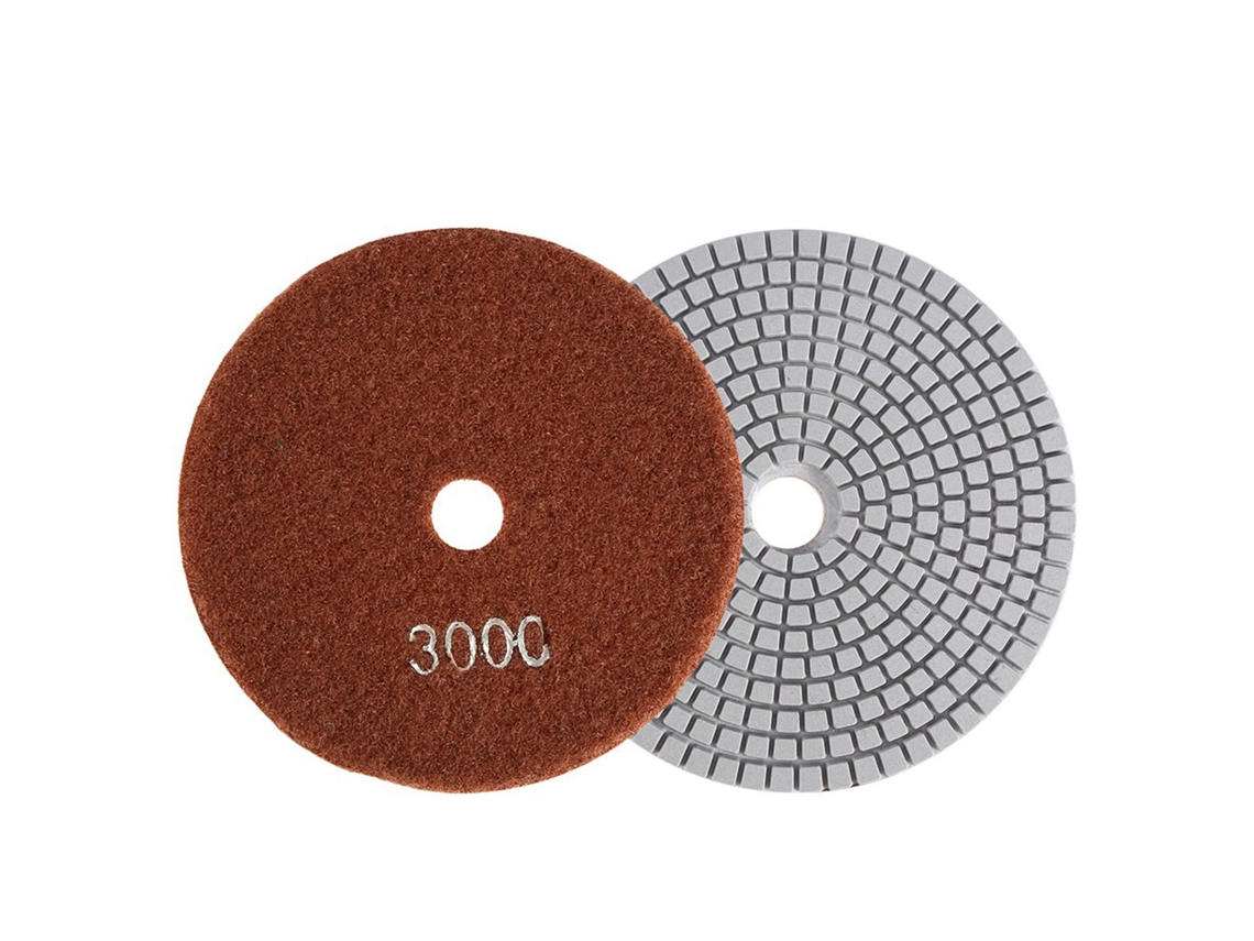 5 Polegadas 125mm Discos De Polimento De Diamante Úmido Para Granito Concreto Mármore(3000)