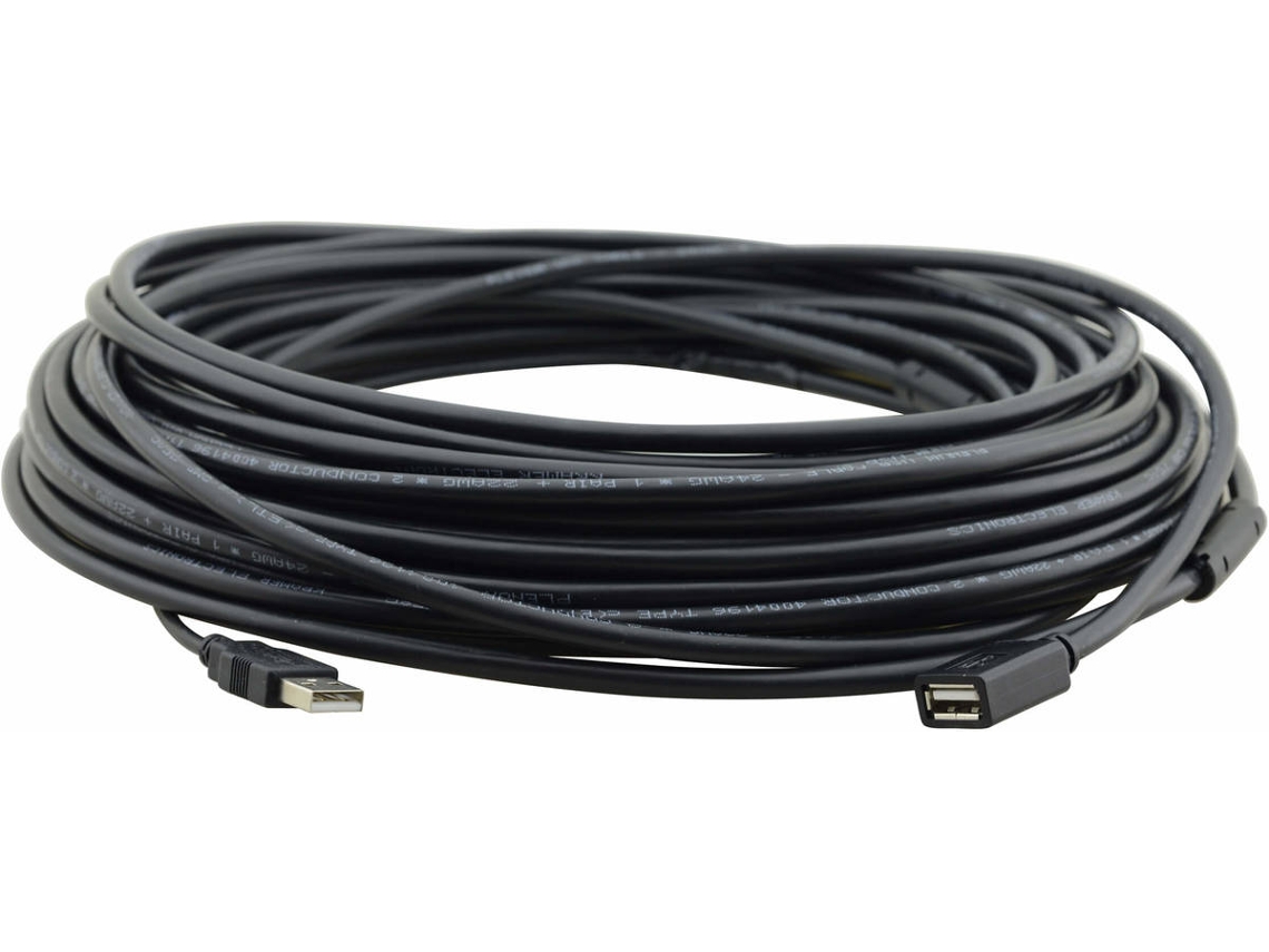 Cabo de Dados KRAMER (USB A - 7.6 m - Preto)