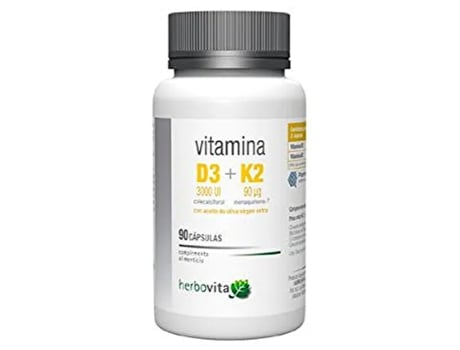 Vitamina D3k2 90 Cap Herbovita