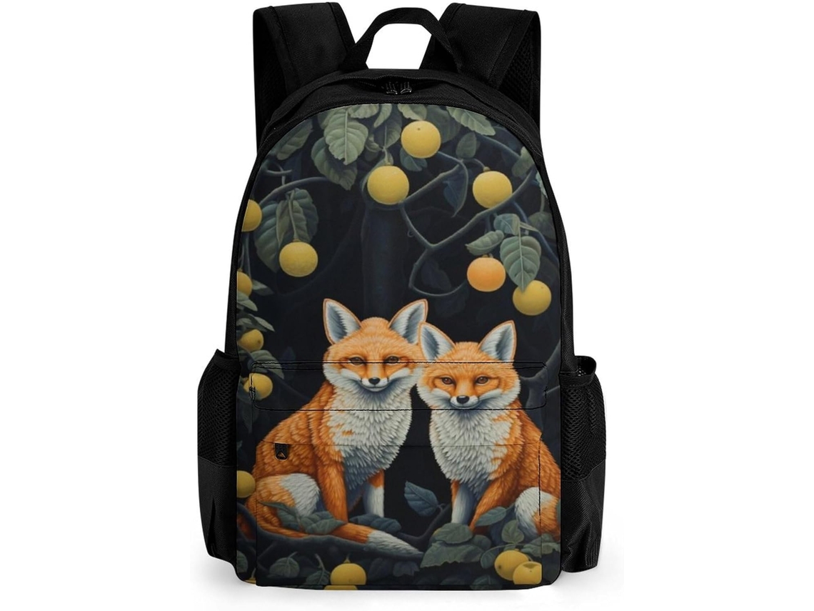 Mochila Raposa Fofa Para Mulheres, Escolar 3d Meninas, Adolescentes E Crianças, Laptop, De Viagem