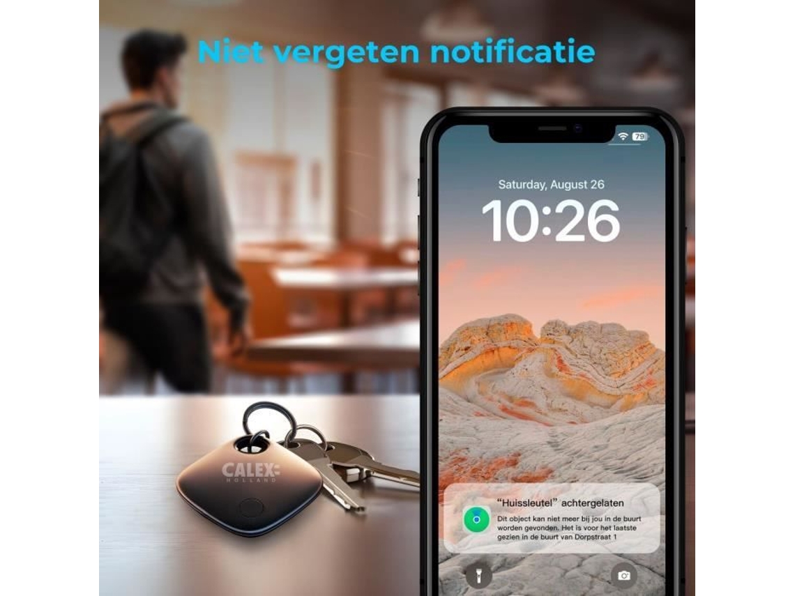 Tag Inteligente Calex Rastreador Bluetooth Compatível Com Apple