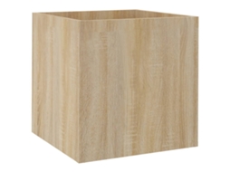 Planter Box, Planter Boxes Vidaxl Marrom Madeira Processada (n/a)