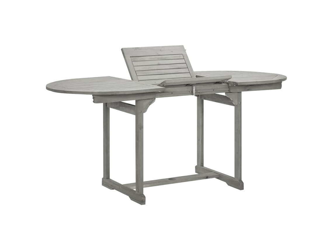 Garden Table, Garden Tables Vidaxl Cinzeto Madeira De Acácia (170 X 80 X 75 Cm)