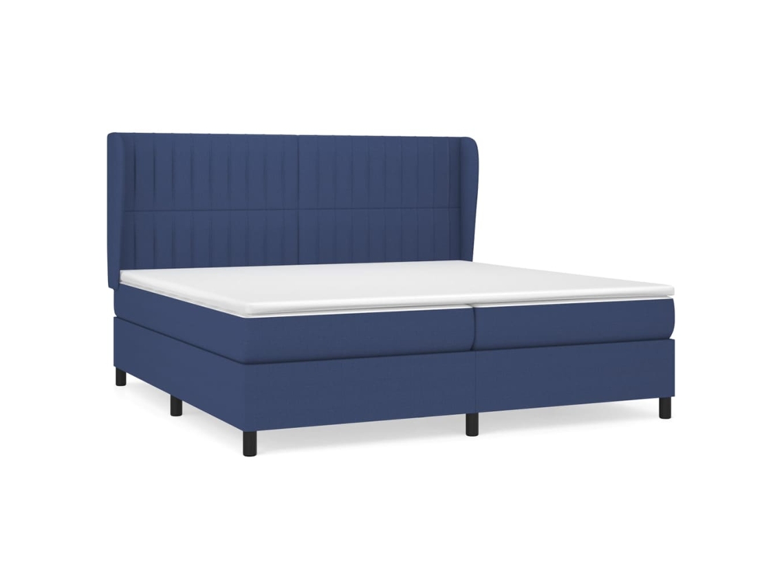 Box Spring Bed, Box Spring Beds Vidaxl Azul Tecido (200 X 200 Cm)